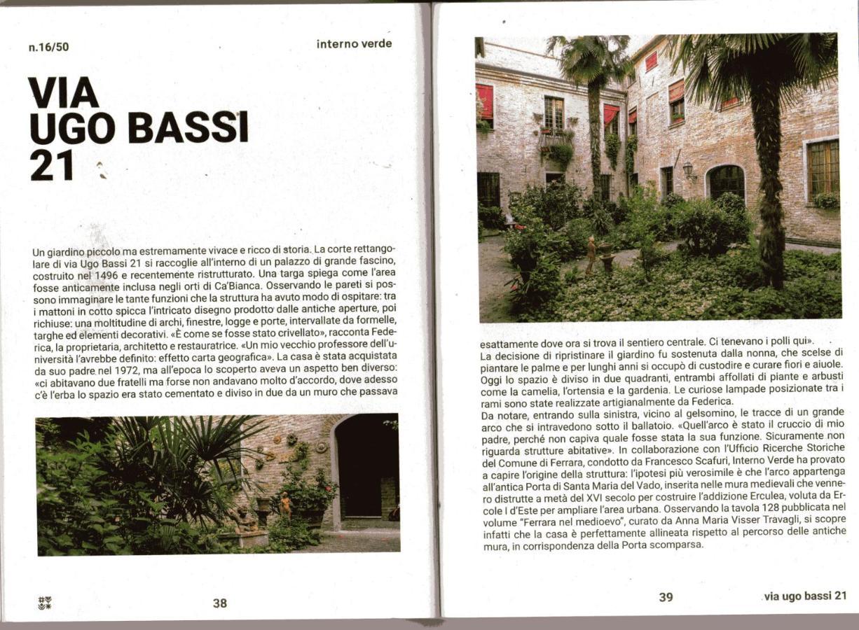 Appartement Il Giardino Segreto à Ferrare Extérieur photo